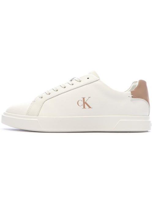 Calvin Klein Jeans Low Pro Cups Dames Sneakers Wit/Roze - Kiabi Calvin Klein Jeans Low Pro Cups Dames Sneakers Wit/Roze - Kiabi