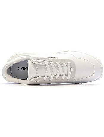 Calvin klein jeans low pro cups witte dames sneakers