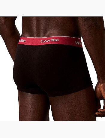 Calvin klein jeans low rise boxershorts heren - 3-pack zwart/roze/groen