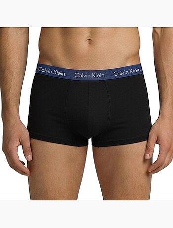 Calvin klein jeans low rise boxershorts voor heren - 5-pack zwart/blauw