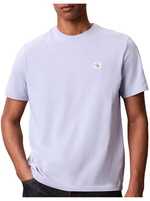 Calvin Klein Jeans Mauve T-Shirt met Badge voor Heren - Kiabi Calvin Klein Jeans Mauve T-Shirt met Badge voor Heren - Kiabi
