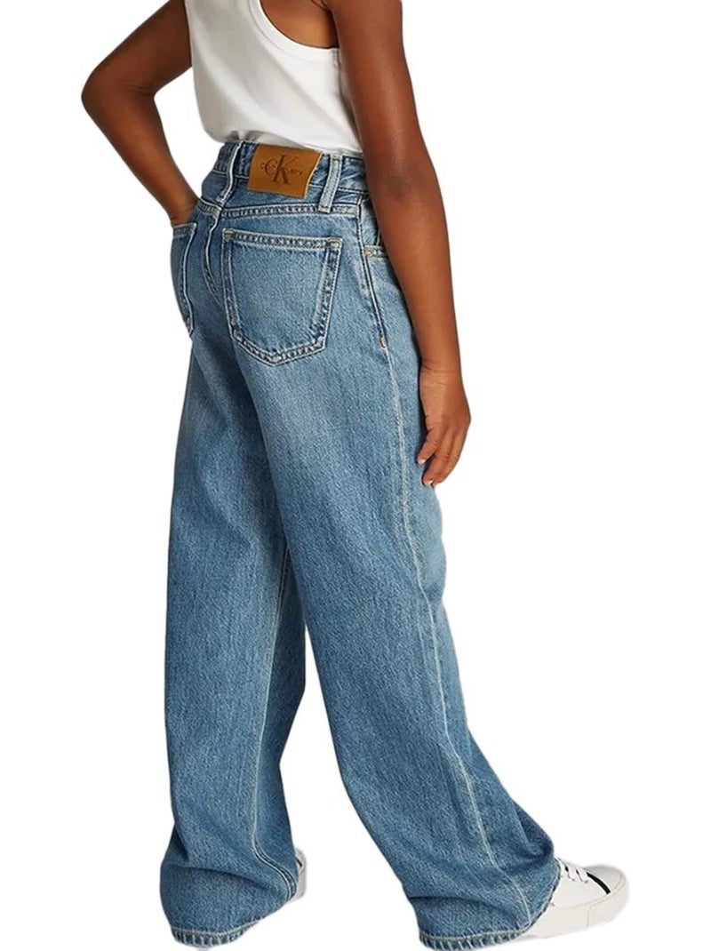 Calvin Klein Jeans Meisjes Loose Fit Jeans Blauw IG0IG02842 Blauw - Kiabi