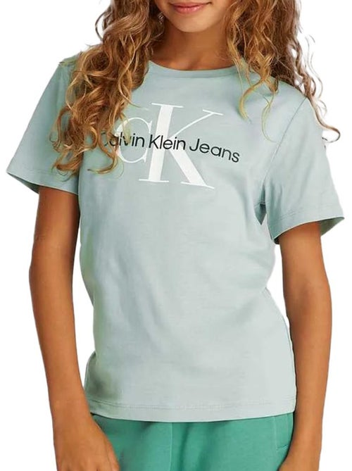 Calvin Klein Jeans Meisjes T-shirt Blauw IU0IU00676 - Kiabi Calvin Klein Jeans Meisjes T-shirt Blauw IU0IU00676 - Kiabi