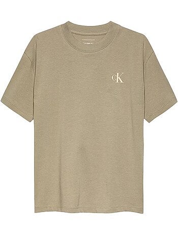 Calvin klein jeans miami t-shirt voor jongens, bruin
