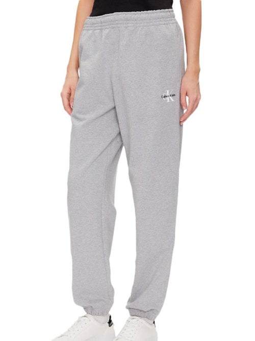Calvin Klein Jeans Monologo Dames Joggingbroek Grijs - Kiabi Calvin Klein Jeans Monologo Dames Joggingbroek Grijs - Kiabi