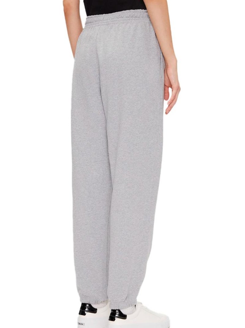 Calvin Klein Jeans Monologo Dames Joggingbroek Grijs Zilvergrijs - Kiabi