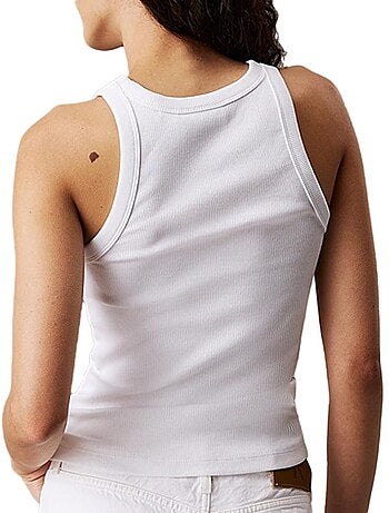 Calvin klein jeans monologo dames witte tanktop
