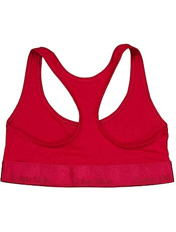 Calvin klein jeans ongevoerde rode bralette voor dames