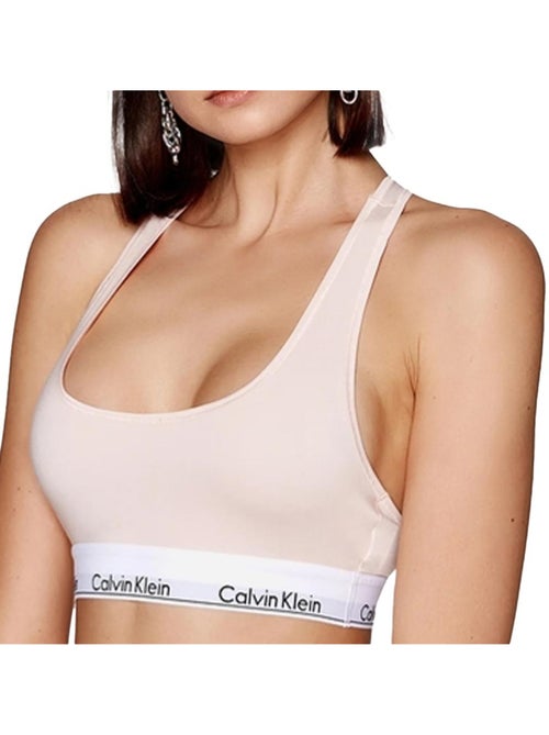 Calvin Klein Jeans Ongevoerde Roze Bralette voor Dames - Kiabi Calvin Klein Jeans Ongevoerde Roze Bralette voor Dames - Kiabi
