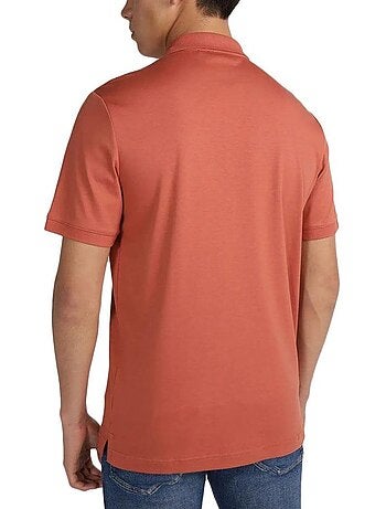 Calvin klein jeans taupe polo voor heren k10k111657