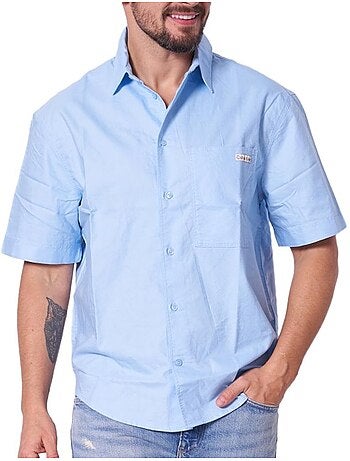 Calvin klein jeans oxford overhemd voor heren - blauw