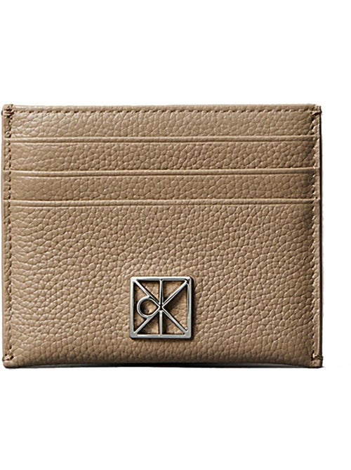 Calvin klein jeans pebble taupe dames pasjeshouder portemonnee - Kiabi