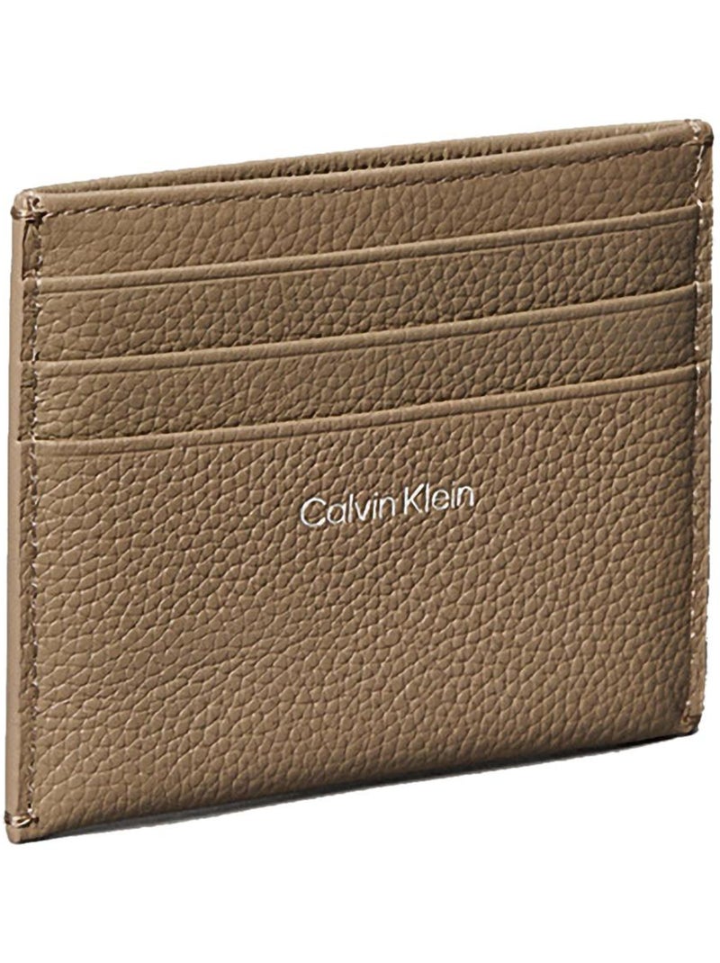 Calvin klein jeans pebble taupe dames pasjeshouder portemonnee Beige - Kiabi