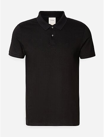 Calvin klein jeans verfijnde witte polo voor heren