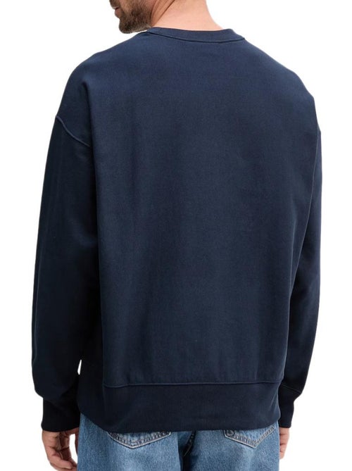 Calvin Klein Jeans Premium Marineblauwe Heren Sweatshirt - Kiabi Calvin Klein Jeans Premium Marineblauwe Heren Sweatshirt - Kiabi