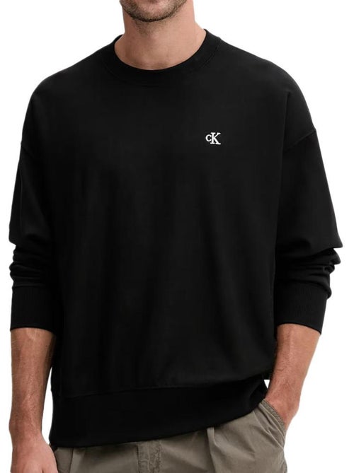 Calvin Klein Jeans Premium Zwart Heren Sweatshirt LV04RC277G - Kiabi Calvin Klein Jeans Premium Zwart Heren Sweatshirt LV04RC277G - Kiabi