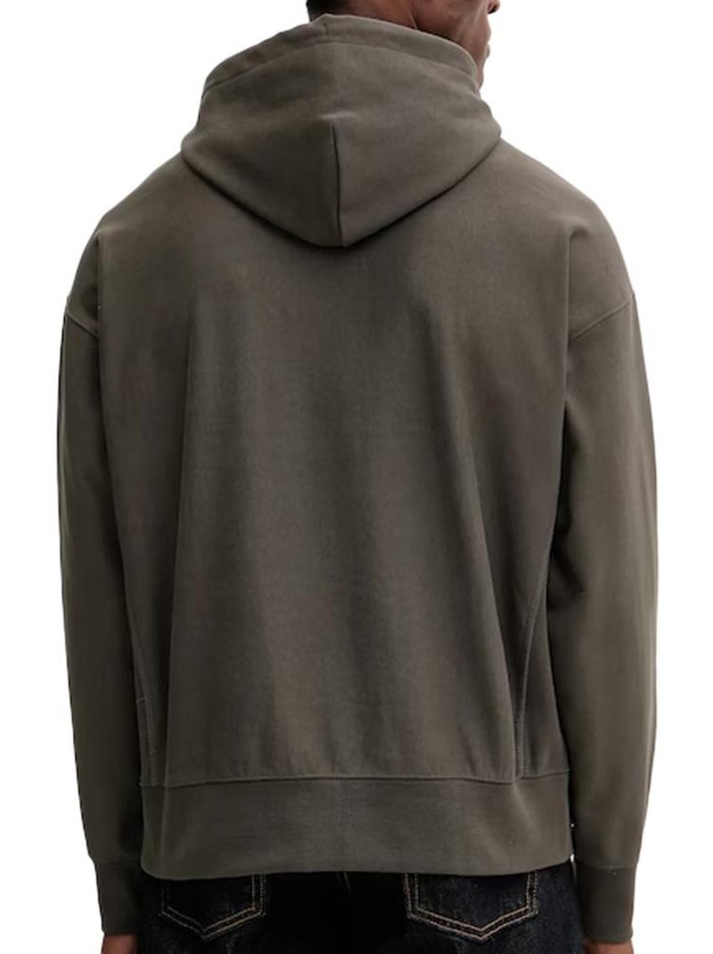 Calvin Klein Jeans Premiums Heren Grijs Sweatshirt Zilvergrijs - Kiabi
