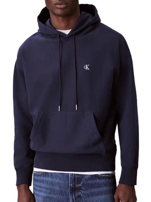 Calvin Klein Jeans Premiums Heren Sweatshirt Marineblauw LV04RC278G - Kiabi Calvin Klein Jeans Premiums Heren Sweatshirt Marineblauw LV04RC278G - Kiabi