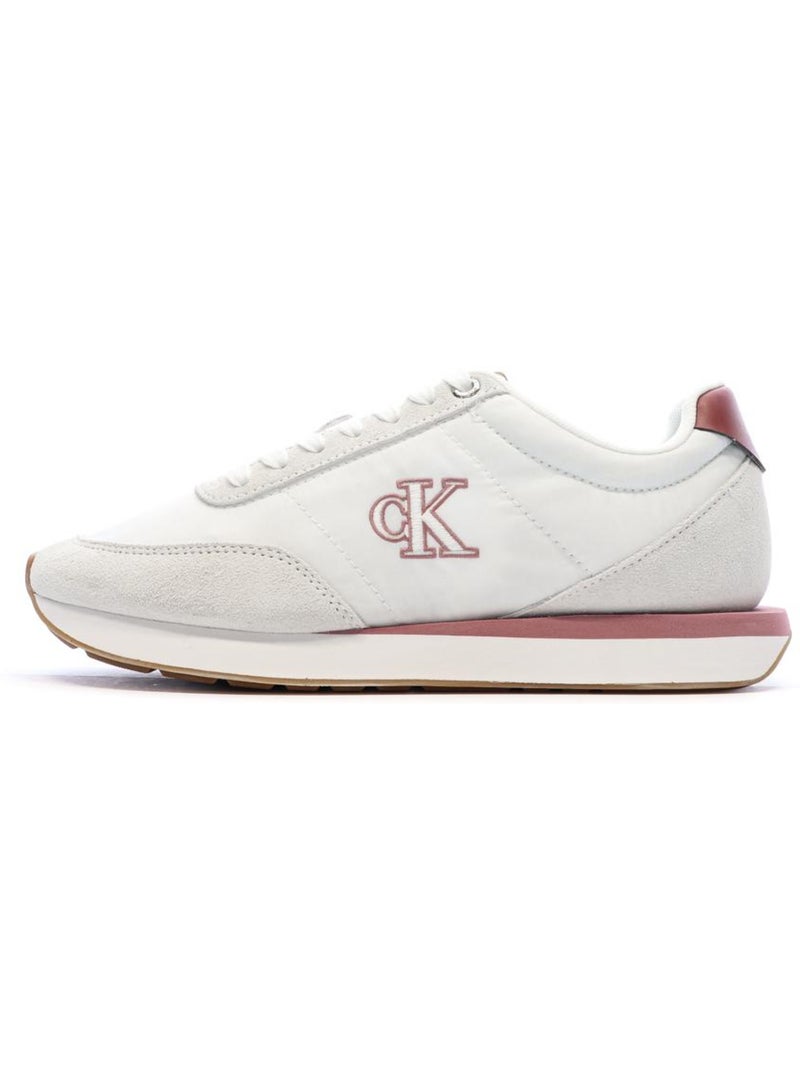 Calvin Klein Jeans Retro Dames Sneakers Wit/Rood Wit - Kiabi