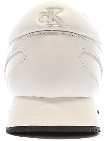 Calvin klein jeans retro runner witte heren sneakers