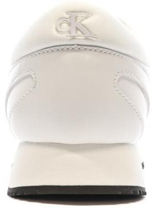 Calvin Klein Jeans Retro Runner Witte Heren Sneakers - Kiabi Calvin Klein Jeans Retro Runner Witte Heren Sneakers - Kiabi
