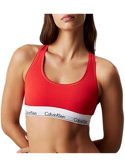 Calvin Klein Jeans Rode Bralette Dames Ongevoerd 0000F3785E - Kiabi Calvin Klein Jeans Rode Bralette Dames Ongevoerd 0000F3785E - Kiabi