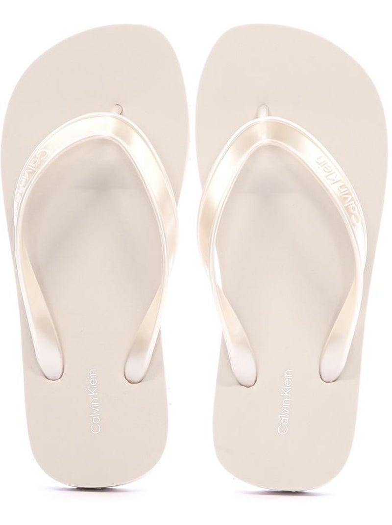 Calvin Klein Jeans Rosé Gouden Flip-Flops voor Dames Roze - Kiabi