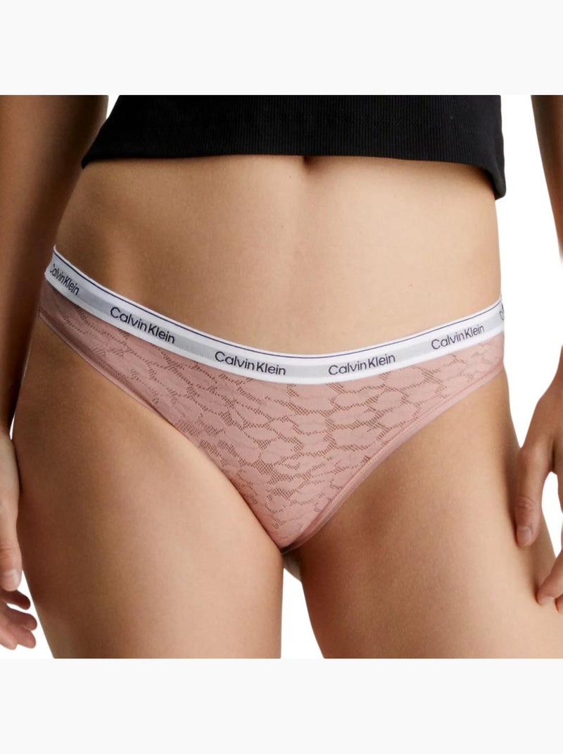 Calvin klein jeans roze culotte voor dames qd5050e Roze - Kiabi
