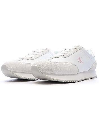 Calvin klein jeans runner witte dames sneakers