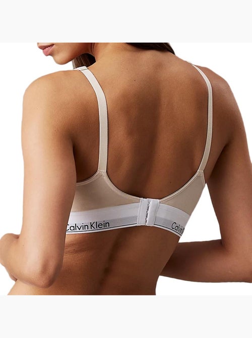 Calvin Klein Jeans Sandshell Beige BH voor Dames - Kiabi