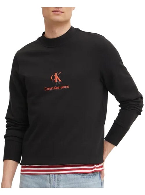 Calvin Klein Jeans Shadow Zwarte Heren Sweatshirt - Kiabi Calvin Klein Jeans Shadow Zwarte Heren Sweatshirt - Kiabi
