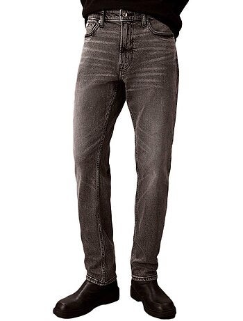 Calvin klein jeans slim fit heren jeans grijs pewter rock