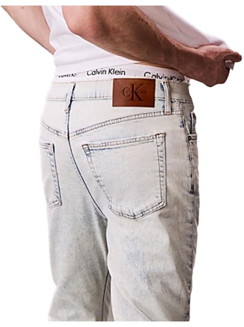 Calvin Klein Jeans Slim Fit Heren Jeans Lichtblauw LV04RC758G Blauw - Kiabi