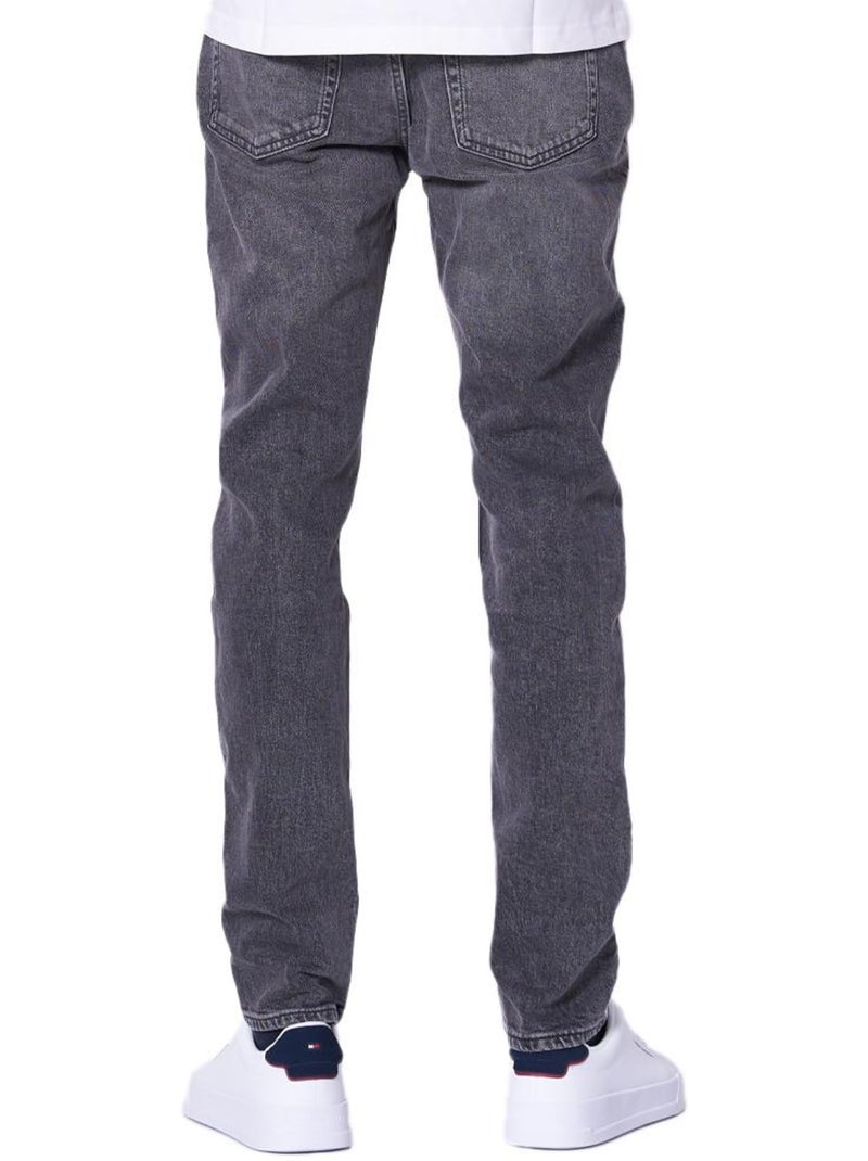 Calvin Klein Jeans Slim Taper Grijs voor Heren Zilvergrijs - Kiabi