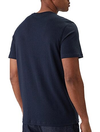 Calvin klein jeans supima t-shirt voor heren - marineblauw