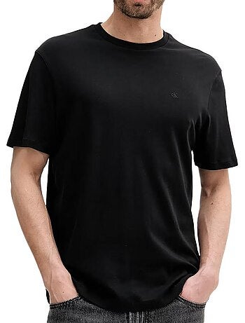 Calvin klein jeans supima t-shirt voor heren - marineblauw