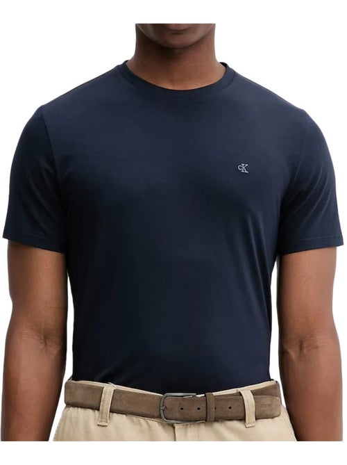 Calvin Klein Jeans T-Shirt Heren Marineblauw LV04LC240G - Kiabi Calvin Klein Jeans T-Shirt Heren Marineblauw LV04LC240G - Kiabi