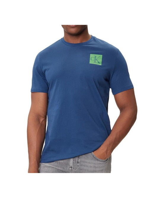 Calvin Klein Jeans T-shirt voor Heren - Blauw met Gradiënt - Kiabi Calvin Klein Jeans T-shirt voor Heren - Blauw met Gradiënt - Kiabi