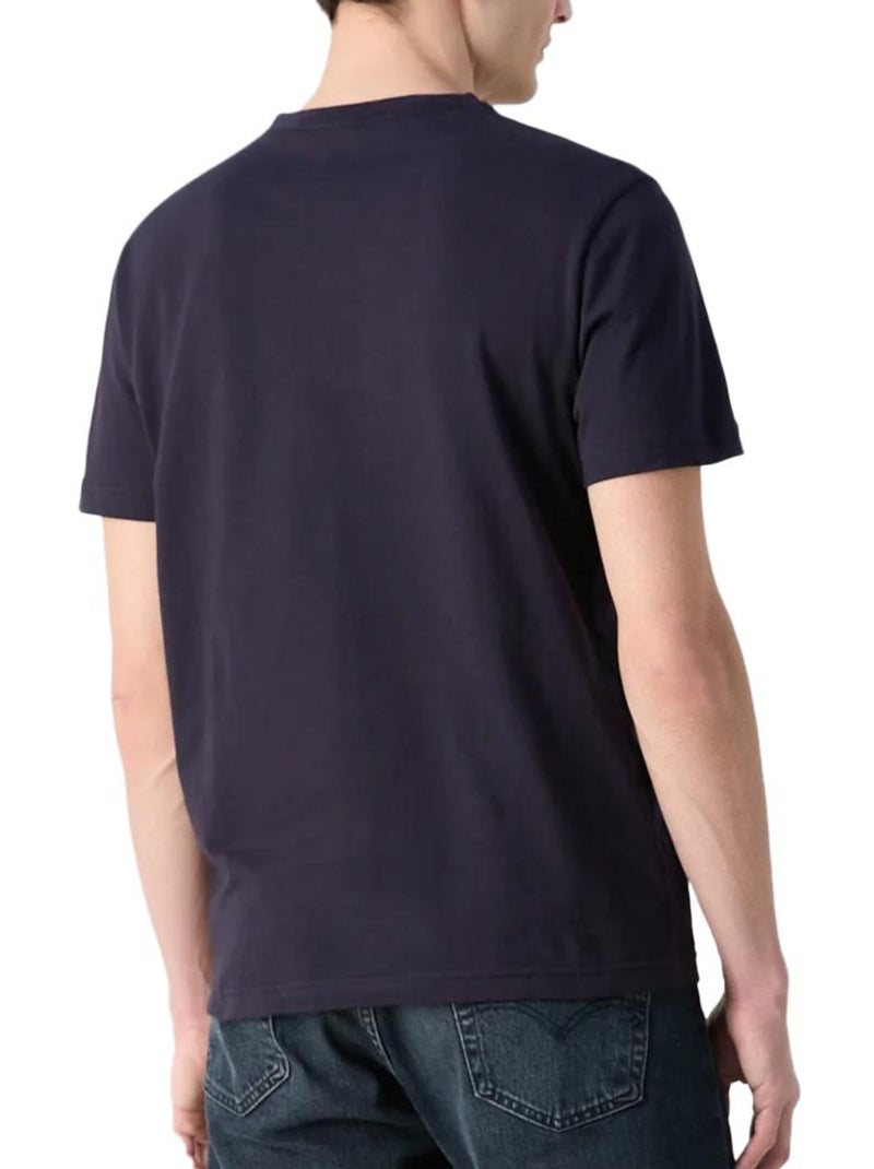 Calvin Klein Jeans T-shirt voor Heren - Marineblauw met Borstlogo Marineblauw - Kiabi