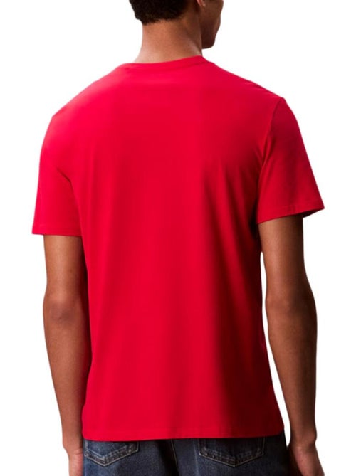 Calvin Klein Jeans T-shirt voor Heren - Rood - Kiabi Calvin Klein Jeans T-shirt voor Heren - Rood - Kiabi