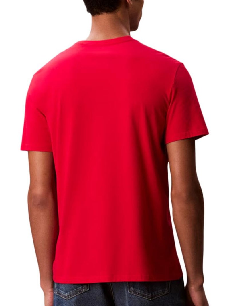 Calvin Klein Jeans T-shirt voor Heren - Rood Rood - Kiabi