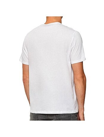 Calvin klein jeans t-shirt voor heren - wit lv04rd820g