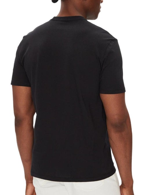 Calvin Klein Jeans T-shirt Zwart Heren Center LV04RC857G - Kiabi