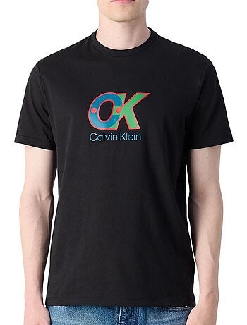 Calvin klein jeans t-shirt zwart voor heren - lv04rd821g