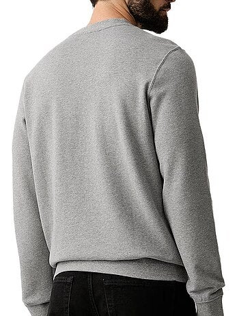 Calvin klein jeans terry heren sweatshirt grijs