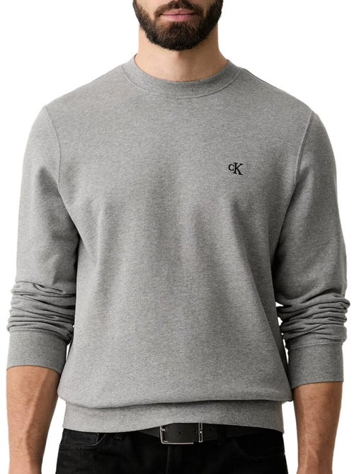 Calvin klein jeans terry heren sweatshirt grijs - Kiabi Calvin klein jeans terry heren sweatshirt grijs - Kiabi