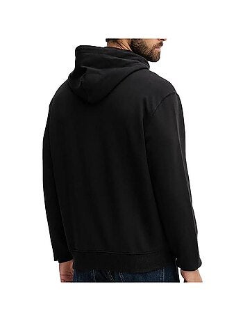 Calvin klein jeans terry monogram zwart sweatvest voor heren