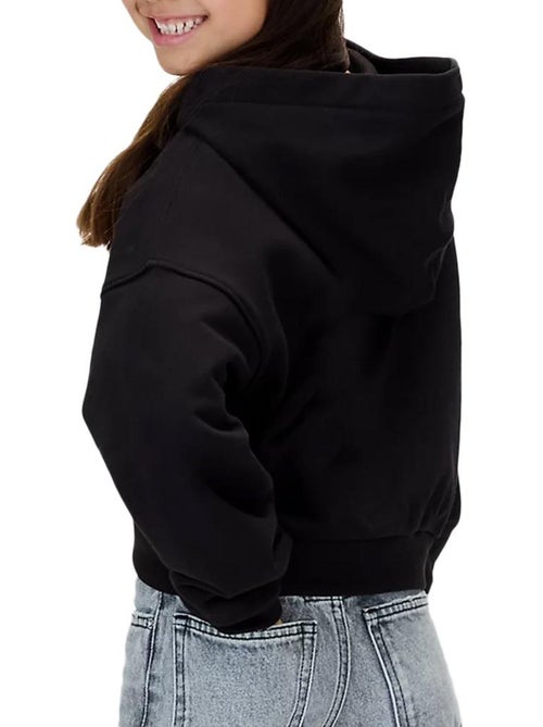 Calvin Klein Jeans Terry Zwarte Meisjes Sweatshirt - Kiabi Calvin Klein Jeans Terry Zwarte Meisjes Sweatshirt - Kiabi