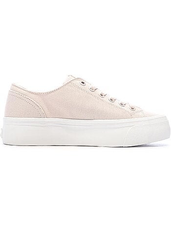 Calvin klein jeans vulc dames sneakers met rozenprint