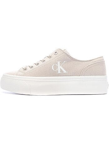 Calvin klein jeans vulc roze pale dames sneakers